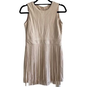 Girls Soprano cream suede fringe Dress size XL